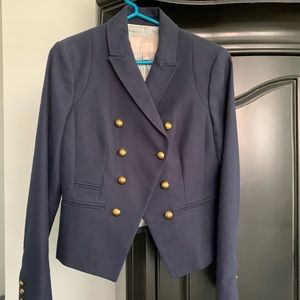 Banana Republic Size 8 Navy Blazer